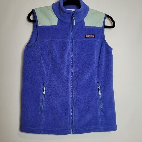 Blue Vinyard Vines Fleece Vest - Picture 2 of 14